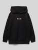 s.Oliver RED LABEL Comfort Fit Hoodie mit Känguru-Tasche und Logo-Print Black