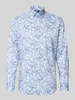 OLYMP Modern Fit Businesshemd aus reiner Baumwolle Bleu