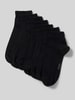 MCNEAL Sneakersocken im 7er-Pack mit Label-Detail Black