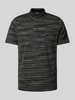 RAGMAN Regular fit poloshirt met borstzak en stitching Antraciet