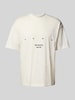 HUGO T-Shirt mit Rundhalsausschnitt Modell 'Duwrite' Offwhite