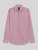 BOSS Slim Fit Businesshemd aus Baumwoll-Mix Modell 'HANK-SP' Rot