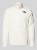 The North Face Sweatjacke mit Stehkragen Weiss