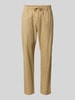 s.Oliver RED LABEL Relaxed Fit Chino mit Tunnelzug Beige