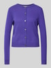 Christian Berg Woman Cardigan mit durchgehender Knopfleiste Violett