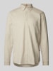 BOSS Orange Regular Fit Freizeithemd mit Button-Down-Kragen Modell 'Rickert' Sand