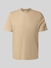 Casual Friday T-shirt van puur katoen, model 'NILO' Beige