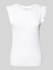Marc O'Polo Denim Slim fit top van katoenmix Wit