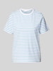 Vila T-Shirt mit Rundhalsausschnitt Modell 'NORA' Hellblau