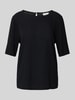 ICHI Blusenshirt in Crinkle-Optik Modell 'MARRAKECH' Black