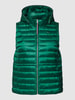 Tommy Hilfiger Curve PLUS SIZE bodywarmer met labelstitching, model 'FEMININE' Donkergroen