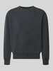 Edwin Sweatshirt aus reiner Baumwolle mit Stickerei Modell 'Axiom' Dunkelgrau