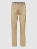 Tommy Hilfiger Pants Broek met labeldetails, model 'Denton' Beige