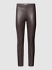 Raffaello Rossi Leggings in Leder-Optik Modell 'RESA' Dunkelbraun