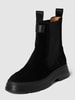 Gant Chelsea boots van suède, model 'Janebi' Zwart