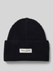 Marc O'Polo Beanie aus reiner Baumwolle Dunkelblau