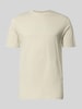 BOSS Orange regular fit T-shirt van puur katoen model 'TE_LOGO' Beige