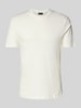 CG - Club of Gents T-Shirt mit Rundhalsausschnitt Modell 'Brooks' Weiss