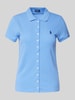 Polo Ralph Lauren Poloshirt mit Label-Stitching Blau