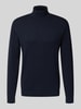 Tom Tailor Regular fit coltrui van puur katoen Marineblauw