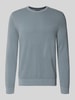 Marc O'Polo Regular Fit Pullover aus reiner Baumwolle Rauchblau