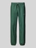 SERGIO TACCHINI Relaxed fit sweatpants met labelstitching, model 'COMO' Olijfgroen