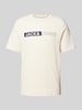 Jack & Jones T-Shirt mit Label-Print Modell 'CONEO' Beige