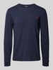 Polo Ralph Lauren Longsleeve mit Label-Stitching Marine