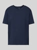 Schiesser T-shirt met ronde hals Donkerblauw