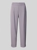 Jake*s Collection Tapered Fit Stoffhose mit Bundfalten Lavender