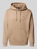 Tommy Jeans Regular Fit Hoodie aus Baumwoll-Mix Beige