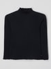 Tom Tailor Shirt met lange mouwen en opstaande kraag  Marineblauw
