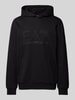 EA7 Emporio Armani Hoodie mit Label-Print Black