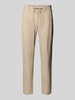 Brax Leinenhose mit Tunnelzug Modell 'FABIO JOK' Beige