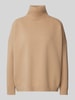 Weekend Max Mara Gebreide pullover met opstaande kraag, model 'BORGIA' Camel