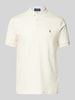 Polo Ralph Lauren Regular Fit Poloshirt mit Label-Stitching Offwhite