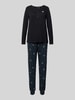 Lauren Ralph Lauren Relaxed fit pyjama met viscose Zwart