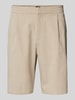 MCNEAL Regular Fit Bermudas mit Hakenverschluss Ecru