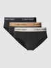 Calvin Klein Underwear Slip mit elastischem Bund im 3er-Pack Black