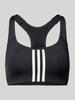 ADIDAS SPORTSWEAR Sport-BH mit labeltypischen Streifen Black