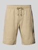Tommy Hilfiger Relaxed Fit Shorts aus Leinen-Mix Beige