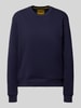 Christian Berg Woman Relaxed Fit Sweatshirt aus Baumwoll-Mix mit Rundhalsausschnitt Dunkelblau