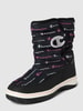 CHAMPION Buty z logo na całej powierzchni model ‘FLAKEY’ Czarny