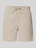 Jack & Jones Regular Fit Shorts mit Strukturmuster Modell 'JAIDEN MASSIMO' Beige