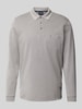 RAGMAN Regular fit poloshirt met borstzak Zilver