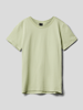 Kabooki T-shirt met ronde hals, model 'THEODOR' Rietgroen