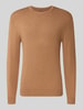 MCNEAL Strickpullover mit geripptem Rundhalsausschnitt Hazel Melange