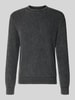 Antony Morato Strickpullover mit gerippten Abschlüssen Black
