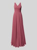 TROYDEN COLLECTION Abendkleid mit gelegten Falten Mauve