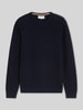 Tom Tailor Regular Fit Pullover mit Crew Neck Kragen Marine